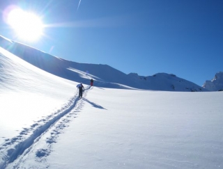  Snowshoe hike in Courchevel 